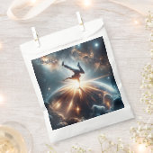 銀河のブレークダンス爆発深い宇宙 フェイバーバッグ (クリップ留めされた状態)