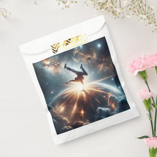 銀河のブレークダンス爆発深い宇宙 フェイバーバッグ (封をした状態)