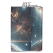 銀河のブレークダンス爆発深い宇宙 フラスク (裏面)