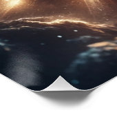 銀河のブレークダンス爆発深い宇宙 ポスター (コーナー)