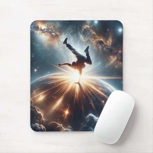 銀河のブレークダンス爆発深い宇宙 マウスパッド (マウス)