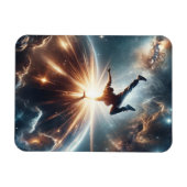 銀河のブレークダンス爆発深い宇宙 マグネット (横)