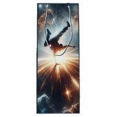 銀河のブレークダンス爆発深い宇宙 ワインギフトバッグ (裏面)