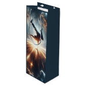 銀河のブレークダンス爆発深い宇宙 ワインギフトバッグ (正面アングル)