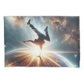 銀河のブレークダンス爆発深い宇宙 枕カバー (正面左)