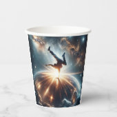銀河のブレークダンス爆発深い宇宙 紙コップ (正面)