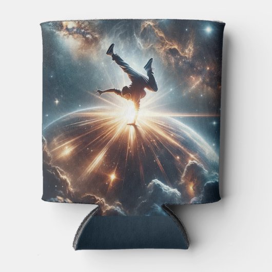 銀河のブレークダンス爆発深い宇宙 缶クーラー (正面)