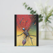 銀河のプロポーションの下 – Ken Gage Art ポストカード (スタンド正面)