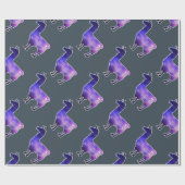 銀河のラマの包装紙 ラッピングペーパー (フラット)