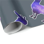 銀河のラマの包装紙 ラッピングペーパー (ロールコーナー)