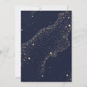銀河の下、きらきら星空の夜 招待状 (裏面)