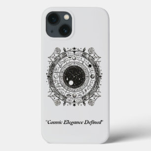 銀河の優雅さ:詳細な占星術 iPhone 13ケース