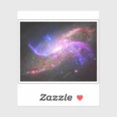 銀河の光が渦巻き銀河系Ngc 4258に現れる。 シール (シート)