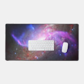 銀河の光が渦巻き銀河系Ngc 4258に現れる。 デスクマット (キーボード&マウス)