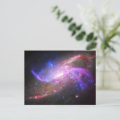 銀河の光が渦巻き銀河系Ngc 4258に現れる。 ポストカード (スタンド正面)