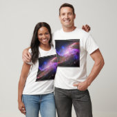 銀河の光が渦巻き銀河系Ngc 4258に現れる。 Tシャツ (ユニセックス)