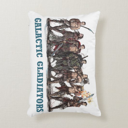 銀河の剣闘士のアクセントの枕 アクセントクッション (正面(垂直))