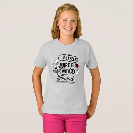 銀河の友達スペース | キッズ Tシャツ (正面フル)