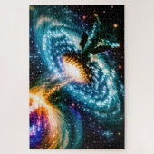 銀河の壊れた軌道と次元の相互作用 ジグソーパズル (縦)