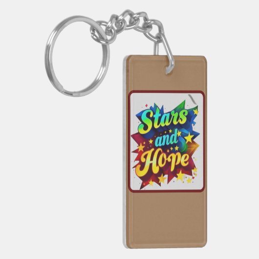 「銀河の夢」 キーホルダー (正面左)