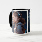 銀河の夢：明るい空の旅 マグカップ (正面左)