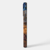 銀河の夢iPhoneシェル:宇宙融合 iPhoneケース (左側面)