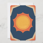 銀河の子供の誕生日招待状 招待状 (裏面)