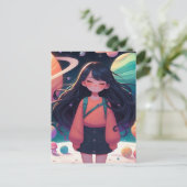 銀河の少女 ポストカード (スタンド正面)