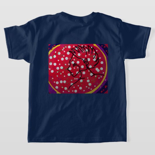 銀河の息子 Tシャツ (レイダウン裏面)