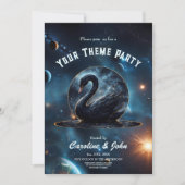 銀河の恵み：黒い白鳥。 招待状 (正面)