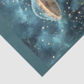 銀河の星空に浮かぶ宇宙キノコ 薄葉紙 (詳細)