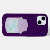 銀河の猫の瓶詰め | かわいい宇宙猫のイラスト Case-Mate iPhoneケース (裏面 (横))