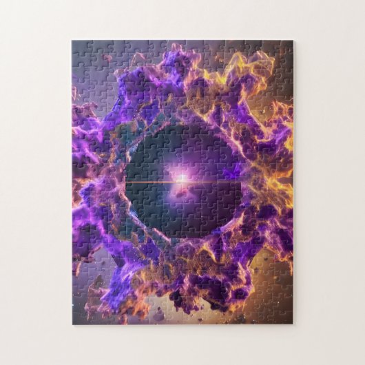 銀河の畏敬の念インスパイアの入り口のイベント地平線 ジグソーパズル (縦)