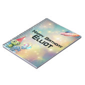 銀河の誕生日思い出帳 ノートブック (左側)