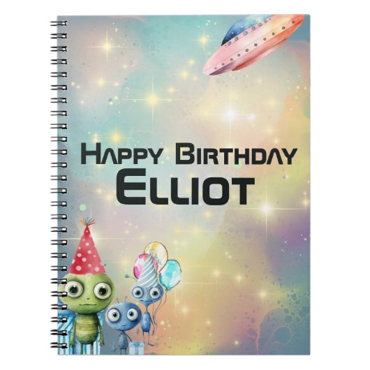 銀河の誕生日思い出帳 ノートブック (正面)