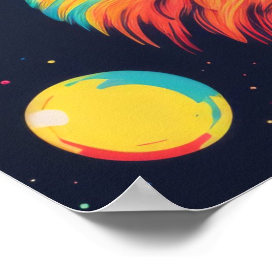 銀河の足 ポスター (角)