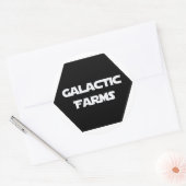 銀河の農場のステッカーシート ラウンドシール (封筒)