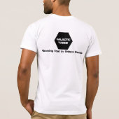 銀河の農場の人のティー Tシャツ (裏面)