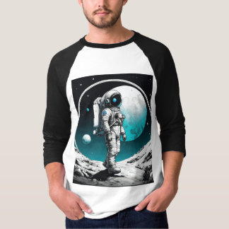 銀河の重力:宇宙飛行士スペースウォークTシャツデシ Tシャツ