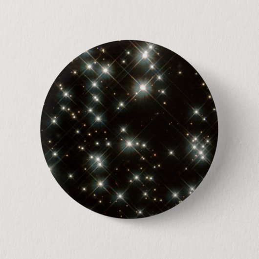 銀河の銀河系の古代白色矮星星 缶バッジ (正面)