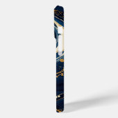 銀河の青と金ゴールド宇宙運動、深い宇宙 Case-Mate iPhoneケース (裏面 / 左)