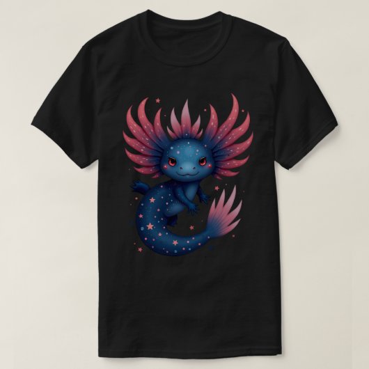 銀河アクソロトル Tシャツ (デザイン正面)