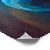 銀河カッコいい宇宙写真カッコいい宇宙木材 ポスター (角)