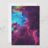 銀河カップルベビーシャワー招待状 招待状 (裏面)