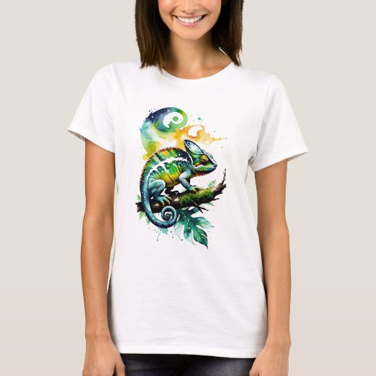 銀河カメレオン Tシャツ (正面)
