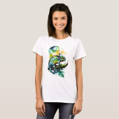 銀河カメレオン Tシャツ (正面フル)