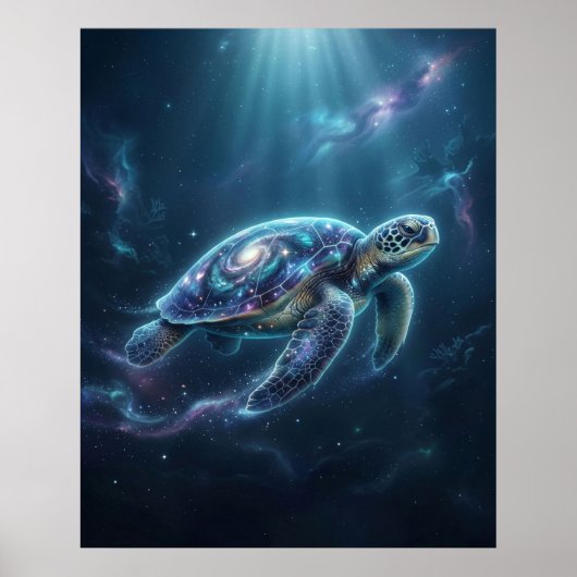銀河カメ宇宙の海 ポスター (正面)