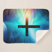 銀河クロスシェルパ毛布 シェルパブランケット (正面(横))