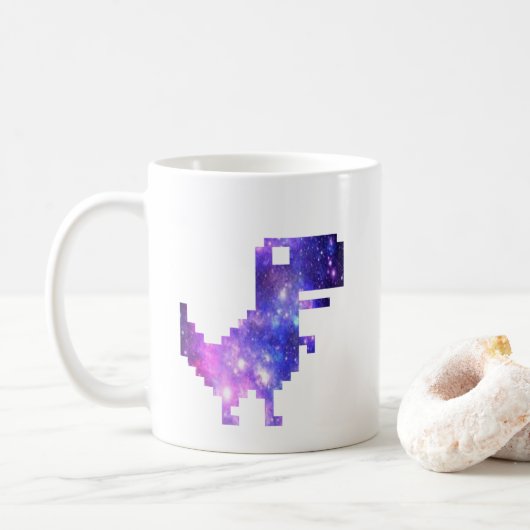 銀河クロームティラノサウルス コーヒーマグカップ (ドーナツ)