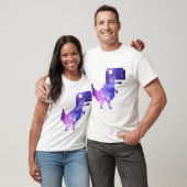 銀河クロームティラノサウルス Tシャツ (ユニセックス)